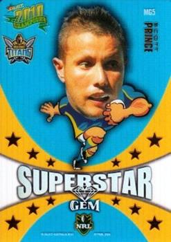 2010 NRL Champions - Superstars Mascot Gem #SM5 Scott Prince Front